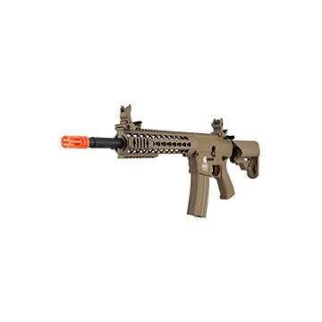 Lancer Tactical GEN 2 M4 Low FPS AEG Metal Gear Electric Airsoft Rifle - TAN