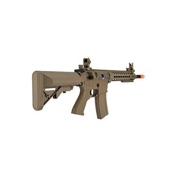 Lancer Tactical GEN 2 M4 Low FPS AEG Metal Gear Electric Airsoft Rifle - TAN