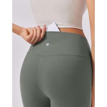 PINSPARK Womens Bootcut Yoga Pants with Pockets Casual Long Bootleg Flare Pants High Waisted Active ...