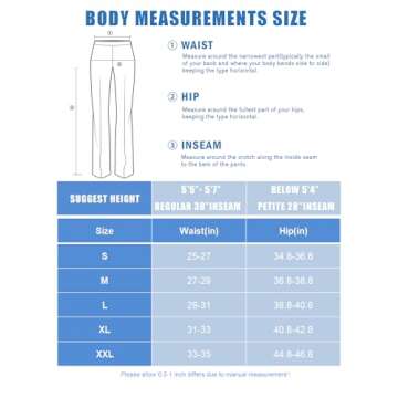 PINSPARK Womens Bootcut Yoga Pants with Pockets Casual Long Bootleg Flare Pants High Waisted Active Flare Leggings Petite Sage Gray S