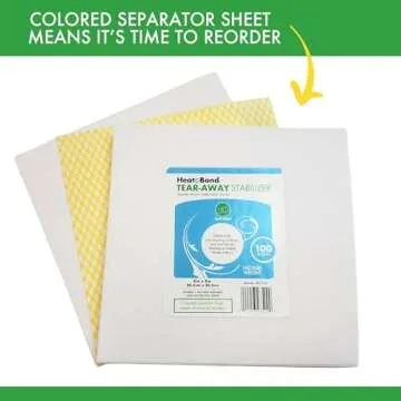 Premium Tear Away Stabilizer for Embroidery