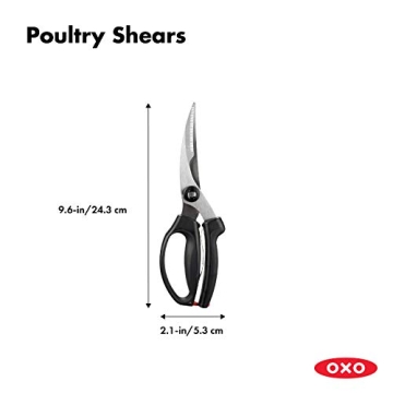Spring-Loaded Poultry Shears for Effortless Cutting
