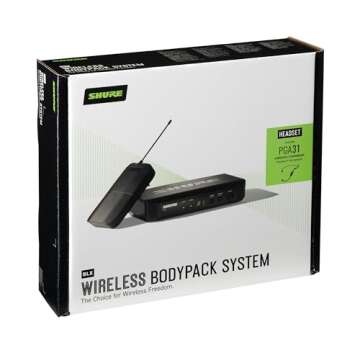 Shure BLX14/P31 Wireless Microphone System - 14-Hour Battery Life, 300 ft Range, UHF | Includes PGA3...