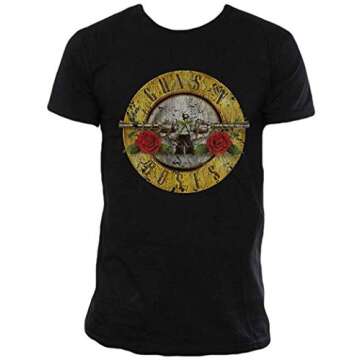 Bravado Guns N Roses Distressed Bullet Lightweight T-Shirt - Small