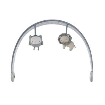 Ingenuity SmartBounce Automatic Baby Bouncer Seat with White Noise, Music, Toy Bar & 2 Plush Infant ...