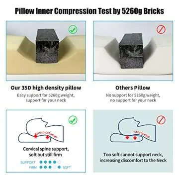 Eyelash Extension Neck Pillow with Organizer for Beauty Pros