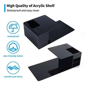 Eyelash Extension Neck Pillow with Organizer for Beauty Pros