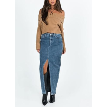 Chic Off The Shoulder Sweater for Women - Stylish Crop Top