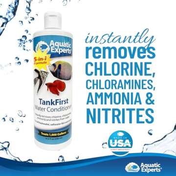 TankFirst Complete Aquarium Water Conditioner for Safe Fish Tanks