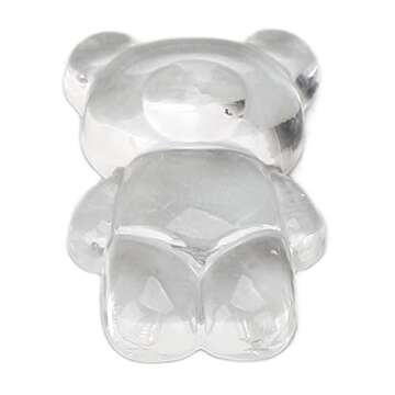 50pcs Nail Polish Color Card Transparent Acrylic Cute Cartoon Bear Shaped Nail Art Color Display Card Nail Polish Nail Art DIY Manicure Tool Accessories