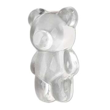 50pcs Nail Polish Color Card Transparent Acrylic Cute Cartoon Bear Shaped Nail Art Color Display Card Nail Polish Nail Art DIY Manicure Tool Accessories