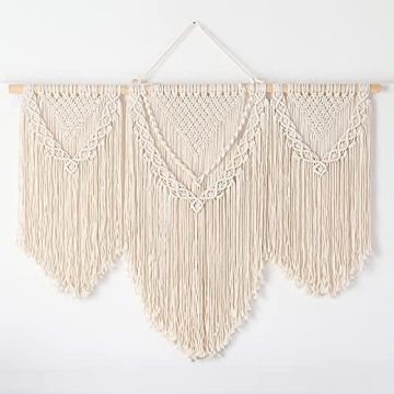 Boho Macrame Wall Hanging Modern Home Decor Cotton