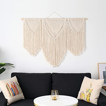 Boho Macrame Wall Hanging Modern Home Decor Cotton