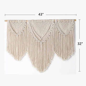 Boho Macrame Wall Hanging Modern Home Decor Cotton