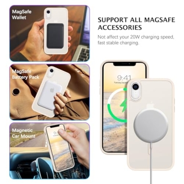 Telaso iPhone XR Case with Strong Magnetic Protection