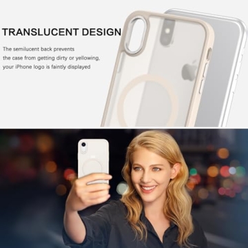 Telaso iPhone XR Case with Strong Magnetic Protection