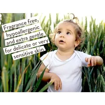 Babo Botanicals Sensitive Baby Fragrance-Free Newborn Foam Wash - Gentle formula - Oat, Shea & Cocoa Butter - EWG Verified - Vegan - From birth on