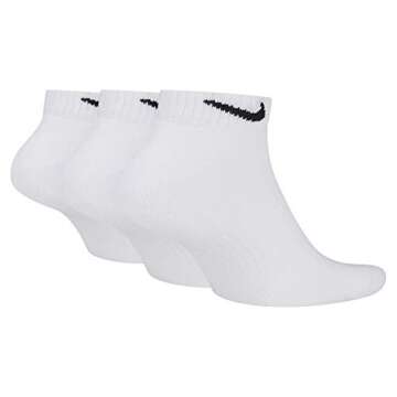 Nike Everyday Cushion Low Training Socks (3 Pair), Men's & Women's Athletic Low Cut Socks with Sweat...
