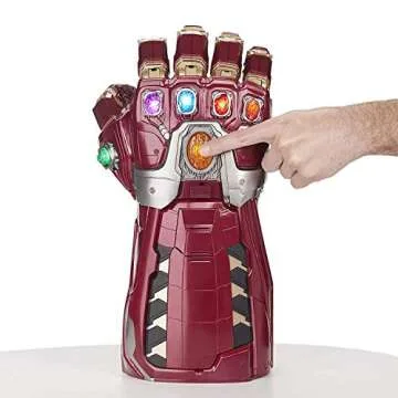 Avengers Marvel Legends Series Endgame Power Gauntlet Articulated Electronic Fist,Brown,18 years and up