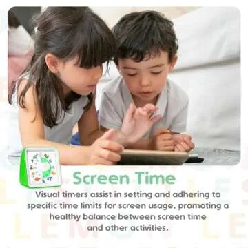 Visual Timer for Kids, Toddler, Autism, ADHD & Preschool Classroom - Animal Silent Countdown Timers - 60 Minute Productivity & Time Management Clock (Dinosaur)