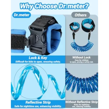 Dr.meter Anti-Lost Toddler Leash - 2 Pack Safety Harness