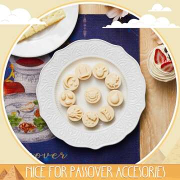 Domensi 2 Pcs Passover Chocolate Mold Silicone Frog Molds the 10 Plagues in Fun Shape Party Supplies...