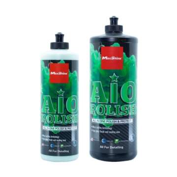 Maxshine All-in-One Polish & Protect 16oz - Ultimate Paint Correction & Sealant Protection - Fast, Easy, High-Gloss Finish, Scratch & Swirl Remover - Premium Auto Detailing Accessories & Supplies