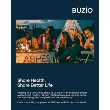 BUZIO Insulated 64 oz Water Bottle with Carrying Pouch