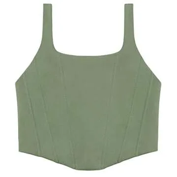 Buy REORIA Square Neck Bustier Top - Chic & Sexy for Summer
