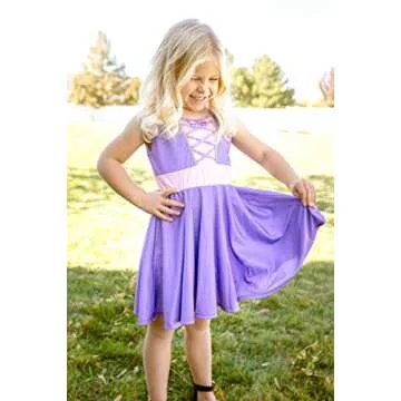 Little Adventures Rapunzel Princess Twirl Dress - Comfy, Twirling Fun