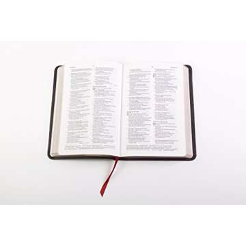 CSB Compact Ultrathin Bible, Black LeatherTouch