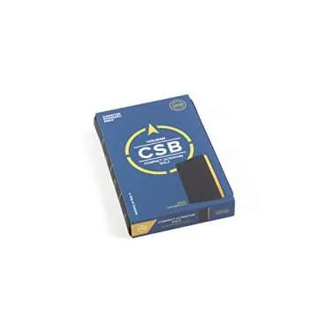 CSB Compact Ultrathin Bible, Black LeatherTouch