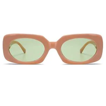Trendy VANLINKER Rectangle Sunglasses for Women