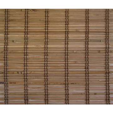 Cordless Woven Wood Roman Shades, 39W x 72H, Ashbury Camel, Sizes 20-72 Wide and 24-72 High