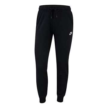 Nike Women's Sportswear Essential Fleece Joggers Black