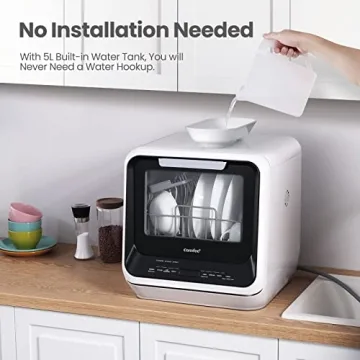 Compact Mini Dishwasher | No Hookup Needed
