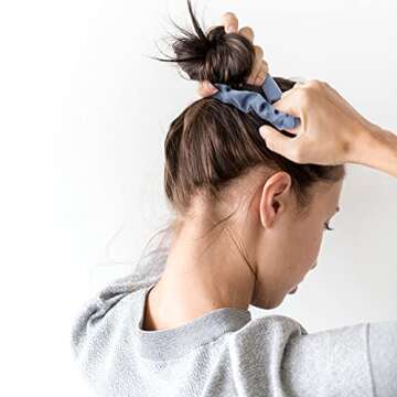 Waydress 24 Pack Multi-Material Hair Scrunchies