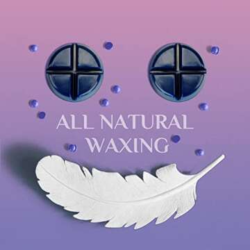 Waxing Kit, Wax Warmer Hair Removal Wax Kit with 4 Bags Hard Wax (3.5oz/bag) for Full Body, Legs, Fa...