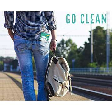 Flushable Wet Wipes for Travel - Travel Flushable Wipes with Soothing Aloe and Calendula - Toilet Wipes Flushable - 12 Packs of 15 Count Each - 180 Wipes Total