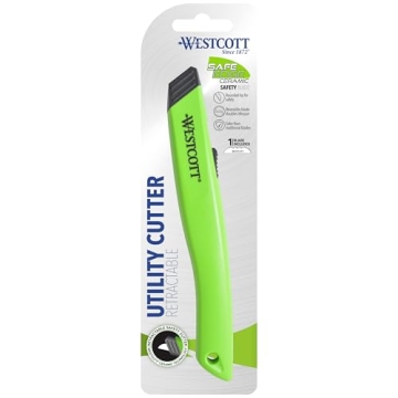 Westcott Ceramic Safety Cutter for Safe Packaging Cutting
