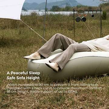 HOTO Self-Inflating Sofa | Fast & Ergonomic Comfort