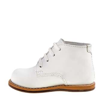 JOSMO baby girls Unisex Walking First Walker Shoe, White, 3.5 Infant US