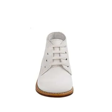 JOSMO baby girls Unisex Walking First Walker Shoe, White, 3.5 Infant US