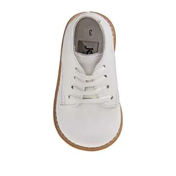 JOSMO baby girls Unisex Walking First Walker Shoe, White, 3.5 Infant US