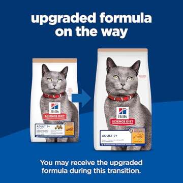 Hill's Science Diet Adult 7+ Dry Cat Food - Premium Nutrition for Senior Cats