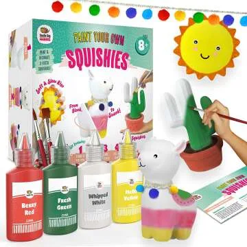 Alpaca Paint Your Own Squishies Kit for Kids