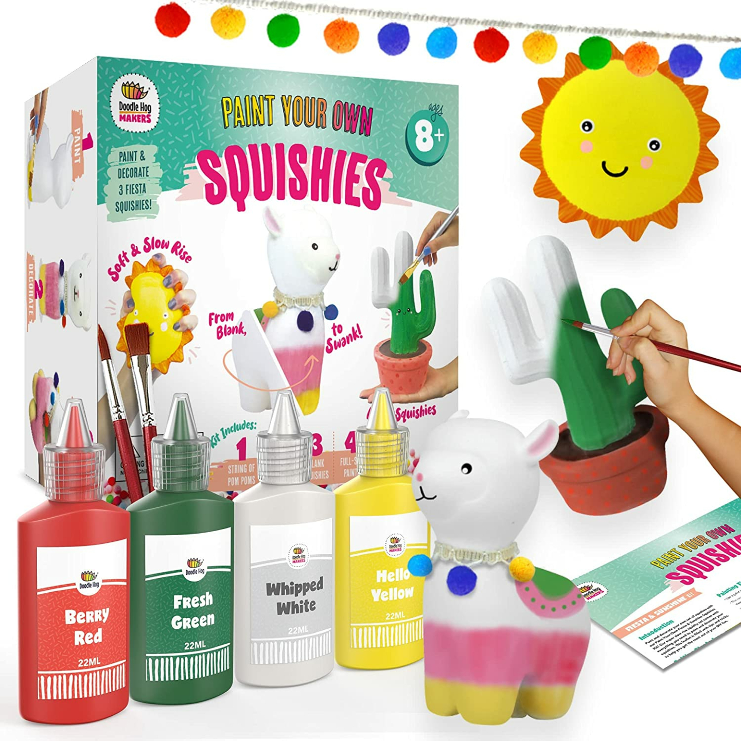 Alpaca Paint Your Own Squishies Kit for Kids