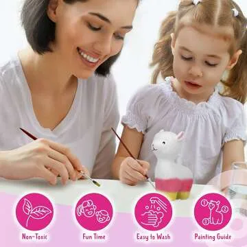 Alpaca Paint Your Own Squishies Kit for Kids