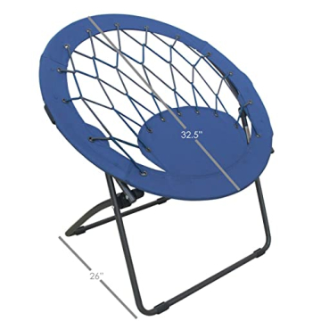 Zenithen Comfortable Bungee Folding Chair for Gaming & More