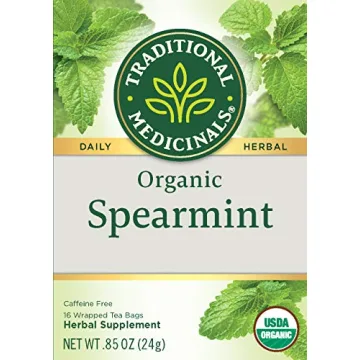 Traditional Medicinals Organic Spearmint Tea for Wellness